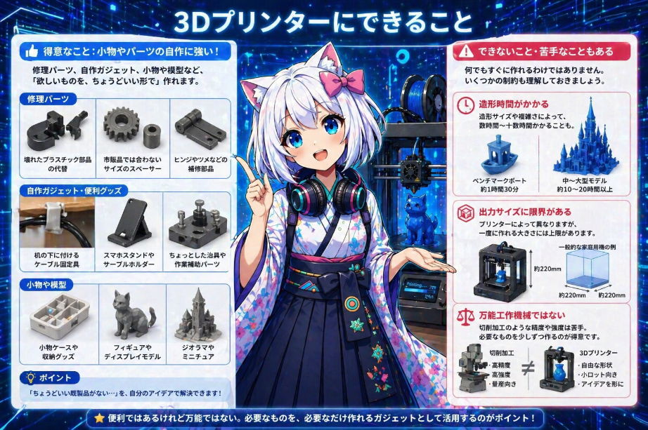 3Dプリンター できること