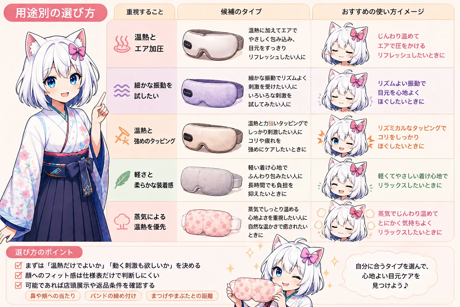用途別の選び方