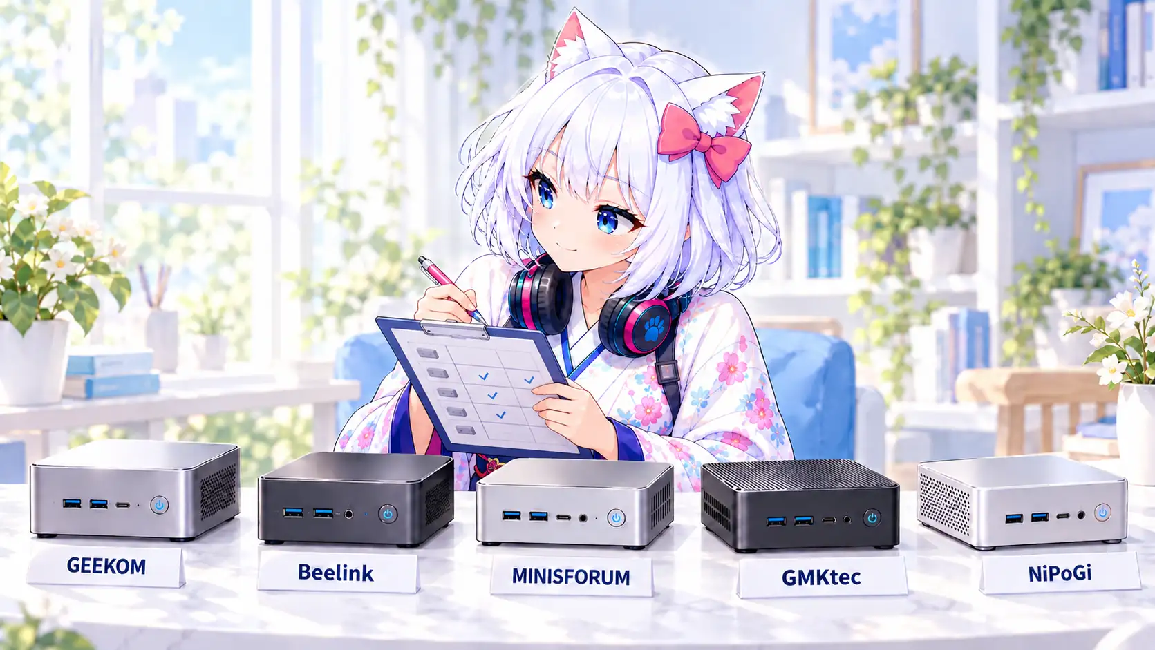 主要ミニPCメーカー5社を比較 それぞれの特色を整理
