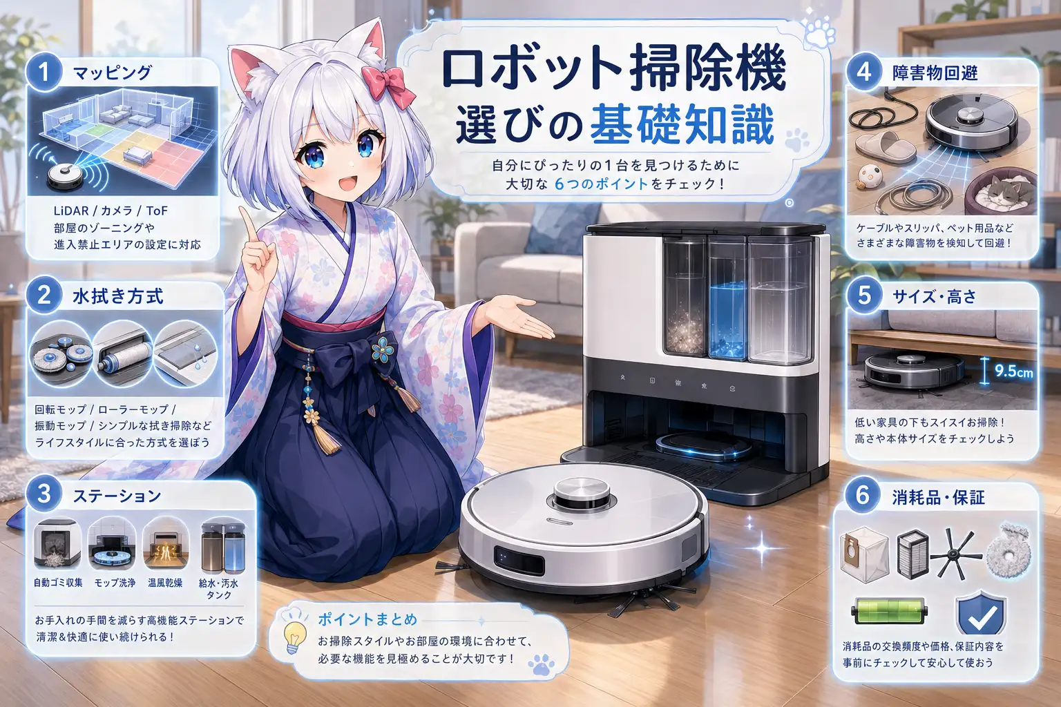 ロボット掃除機選びの基礎知識