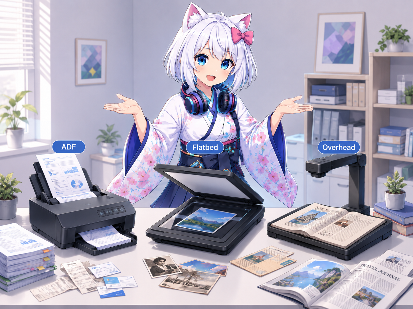 スキャナーのタイプはこの３つ